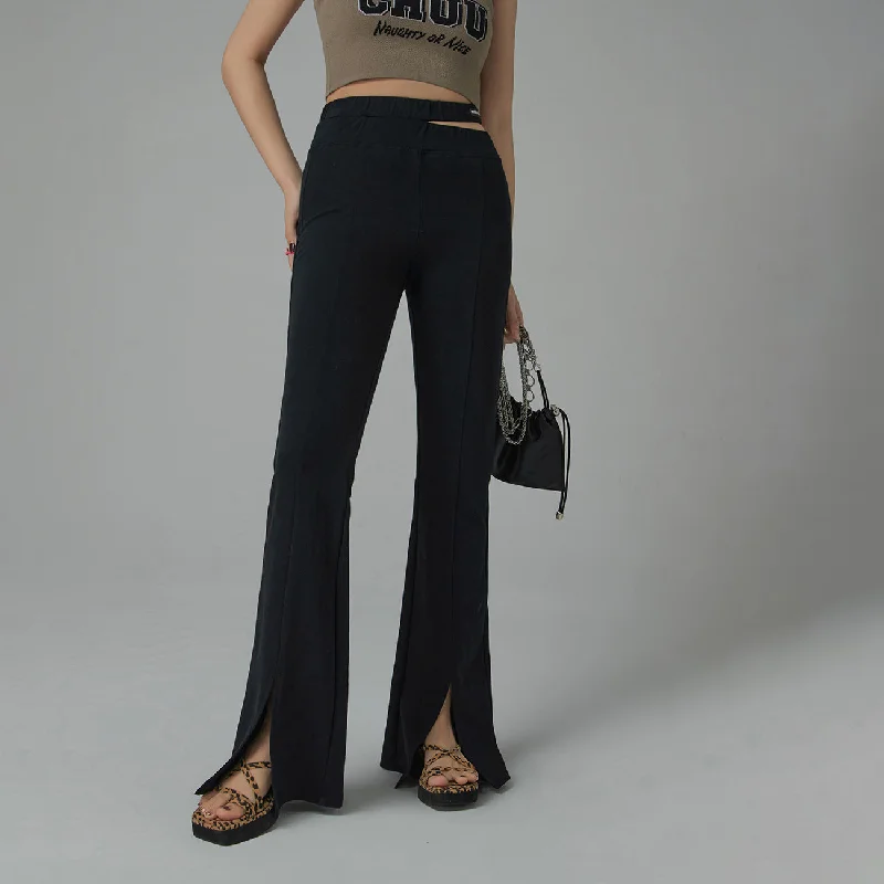 Final Clearance Split Slim Pants