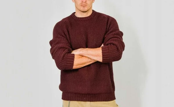 Classic Crewneck Sweater for Men - Soft & Comfortable Kni