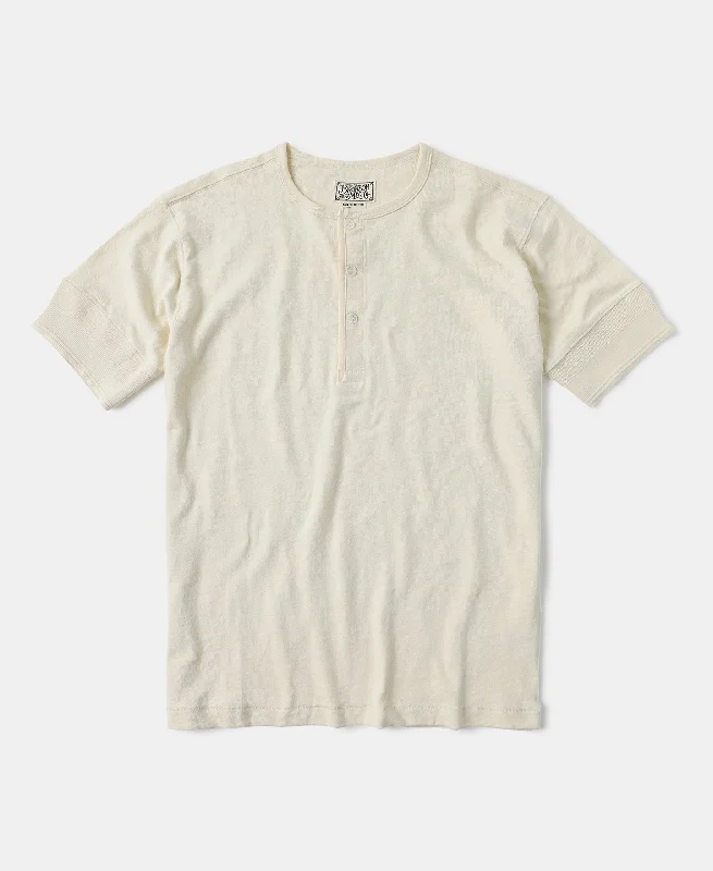 1890s Slub Cotton Henley T-Shirt