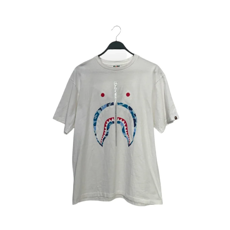 BAPE/T-Shirt/XL/White/Cotton/001TEJ301007M