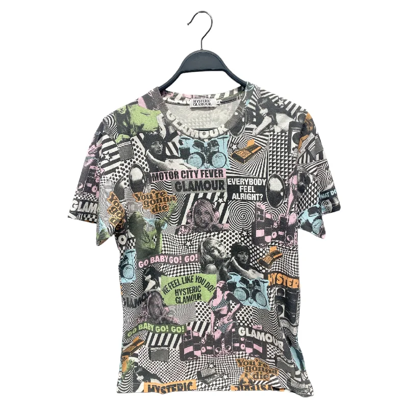 HYSTERIC GLAMOUR/T-Shirt/M/Multicolor/Cotton/All Over Print/0212CT21