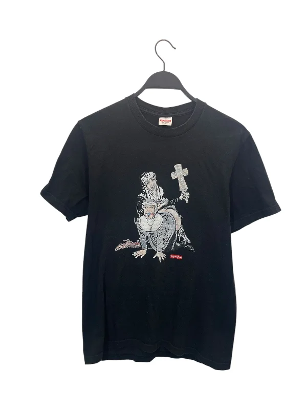 Supreme/T-Shirt/S/Cotton/BLK/NUNS TEE