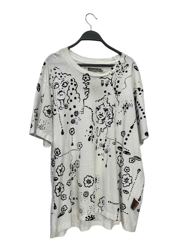 DENIM TEARS/T-Shirt/XL/Cotton/WHT/All Over Print/IRAK