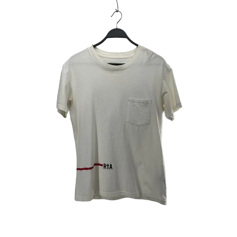 RtA/T-Shirt/S/Cotton/WHT/RED LINE