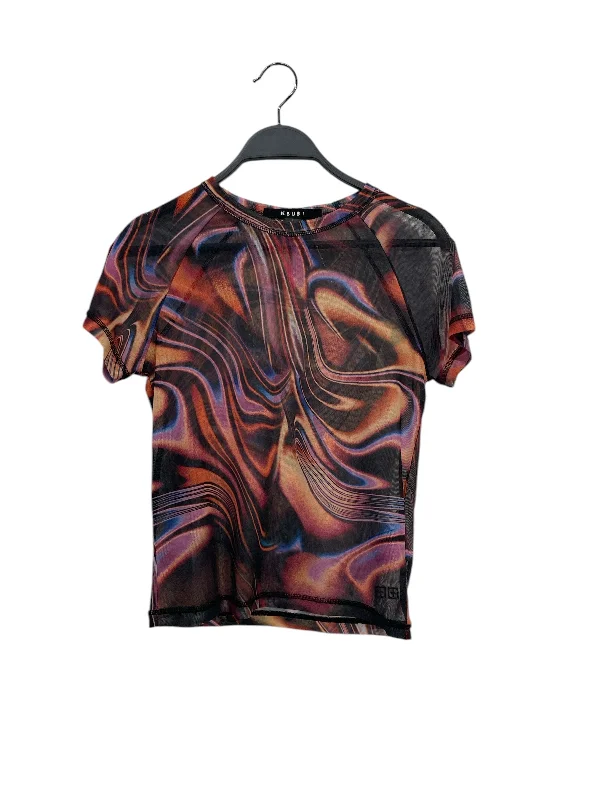 ksubi/Cut & Sew/S/Nylon/MLT/Iridescent/SWIRLY MLT CLR MESH TEE