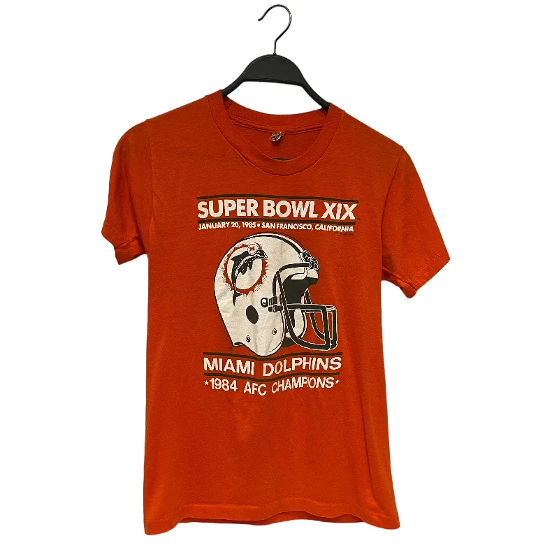 Vintage/T-Shirt/SS/Cotton/ORN/85' Superbowl