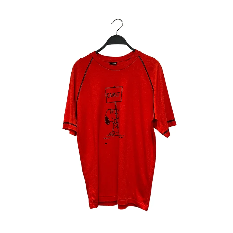 JCPenney/T-Shirt/L/Cotton/RED/Snoopy CAMLT