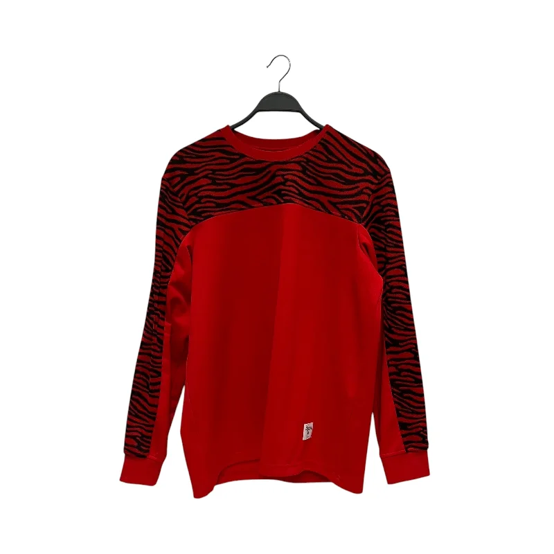 Supreme/LS T-Shirt/M/Polyester/RED/Zebra