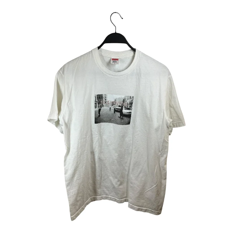 Supreme/T-Shirt/M/Cotton/WHT/Graphic/CREW 96 TEE