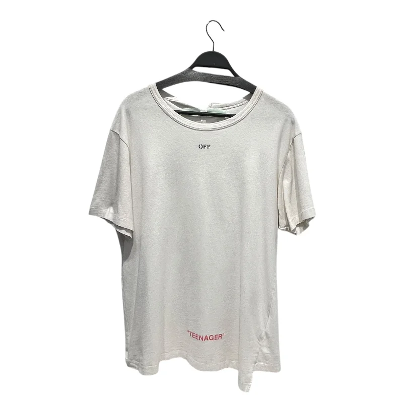 OFF-WHITE/T-Shirt/L/Cotton/WHT/TEENAGE