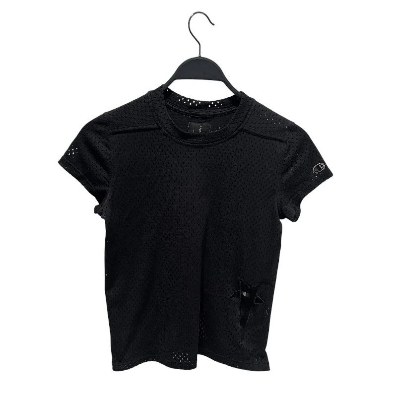 RICK OWENS DRKSHDW/Champion/T-Shirt/M/Cotton/BLK/mesh top