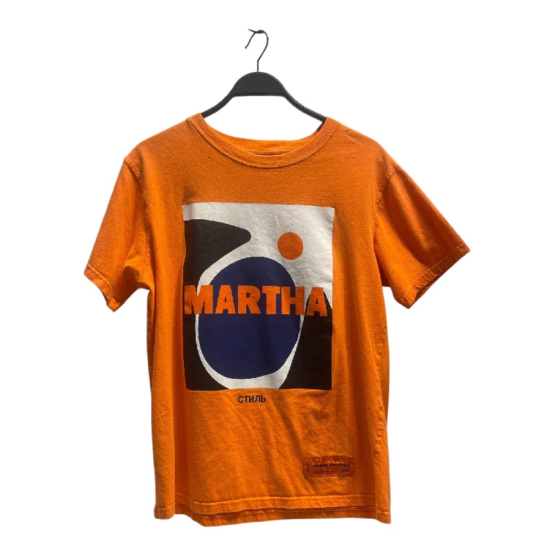 HERON PRESTON/T-Shirt/M/Cotton/ORN/Graphic/