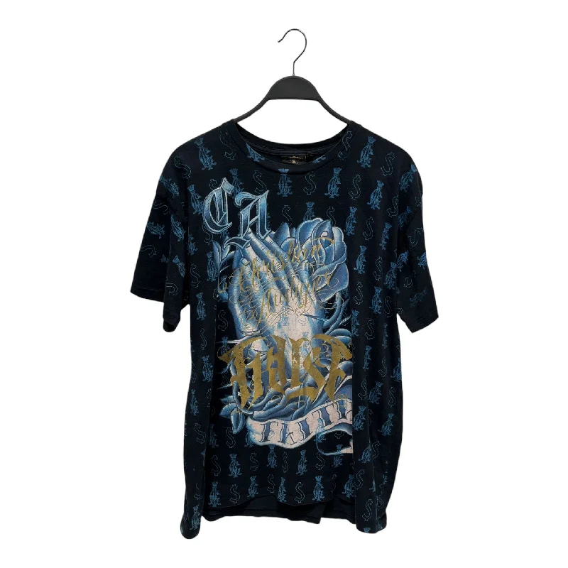 Christian Audigier /T-Shirt/XXL/Cotton/BLU/