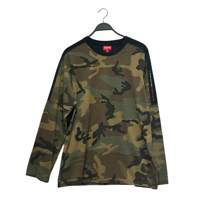 Supreme/LS T-Shirt/XL/Cotton/GRN/Camouflage/new york