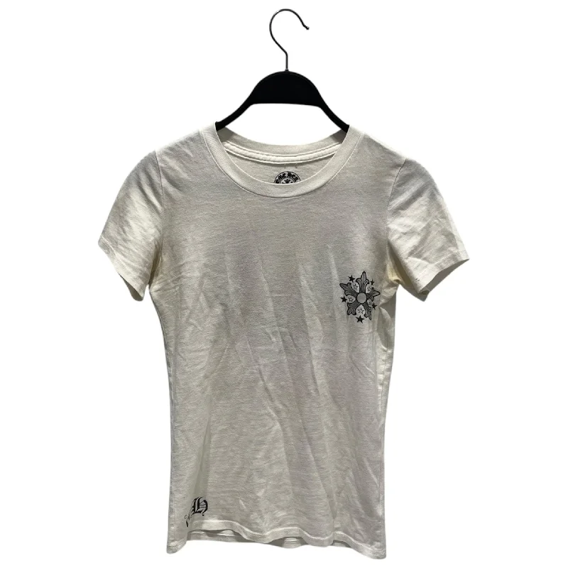 CHROME HEARTS/T-Shirt/S/Cotton/WHT/NINJA STAR