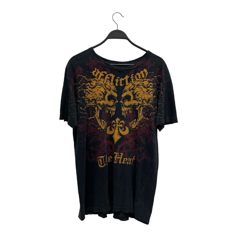 Affliction/T-Shirt/L/Cotton/BLK/Graphic/Karo Parisyan "The Heart"