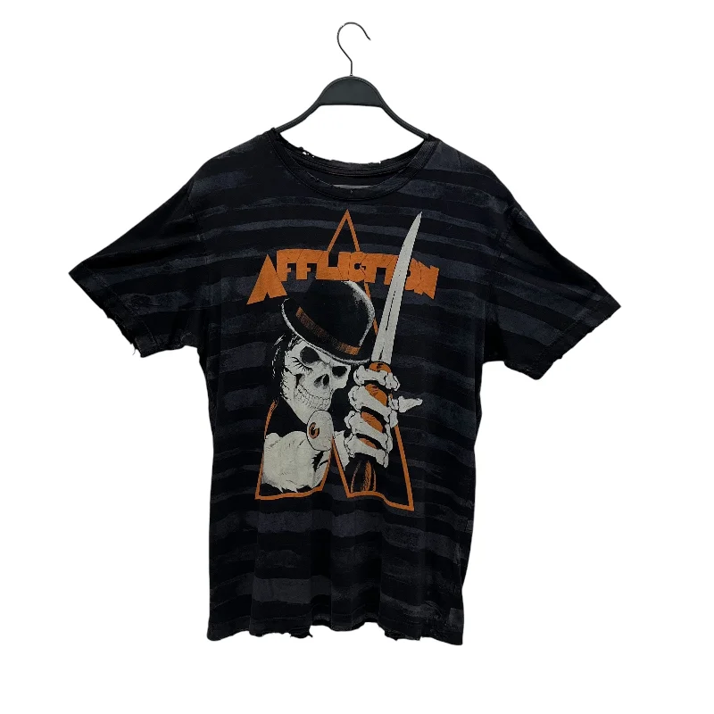 Affliction/T-Shirt/L/Cotton/BLK/Graphic/The Adicts clockwork orange