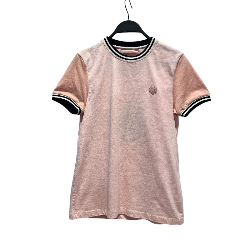 Acne Studios Bla Konst/T-Shirt/S/Cotton/PNK/RUBBER PATCH LOGO