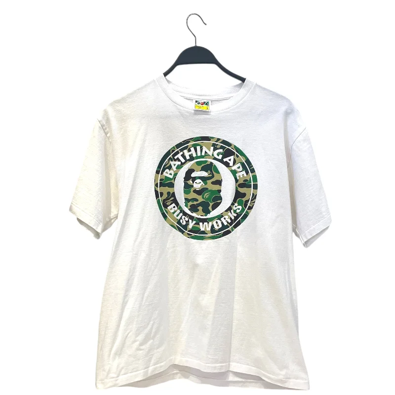 A BATHING APE/T-Shirt/L/Cotton/WHT/