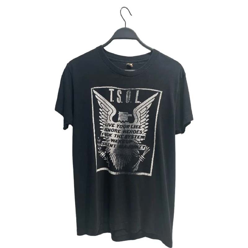 TSOL/Vintage/T-Shirt/M/Cotton/BLK/Graphic/