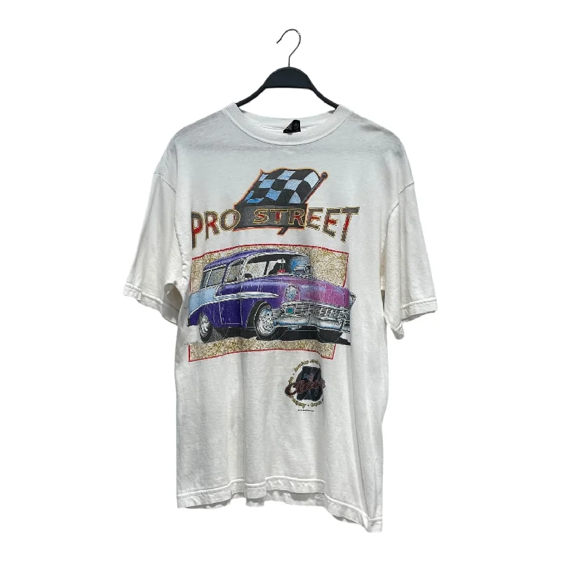 Vintage/T-Shirt/L/Cotton/WHT/Pro Street Tee