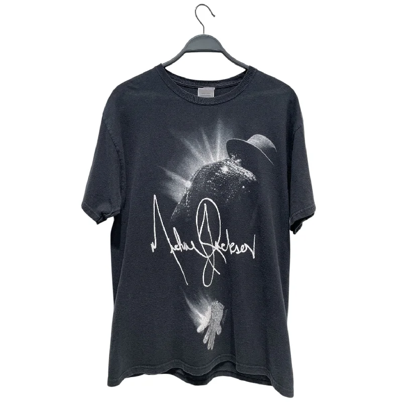 Vintage/T-Shirt/L/Cotton/BLK/2009 Micheal Jackson