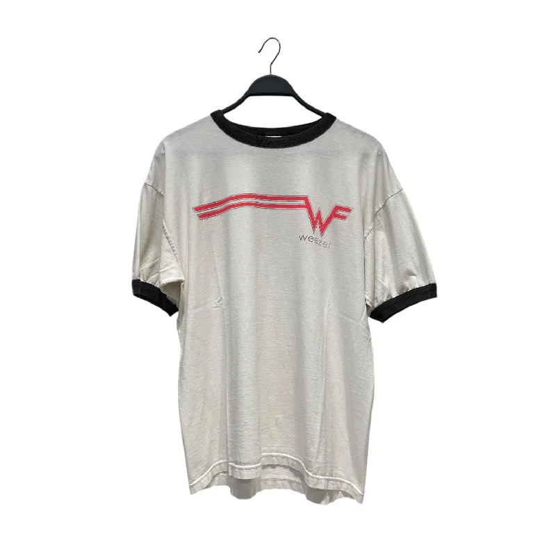 Vintage/T-Shirt/XL/Cotton/WHT/WEEZER