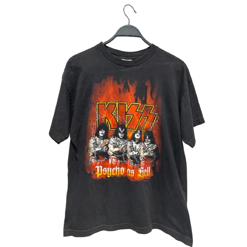 Vintage/T-Shirt/L/Cotton/BLK/1999 KISS