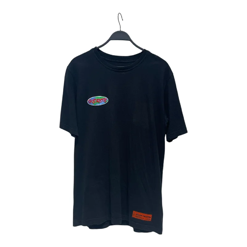 HERON PRESTON/T-Shirt/M/Cotton/BLK/