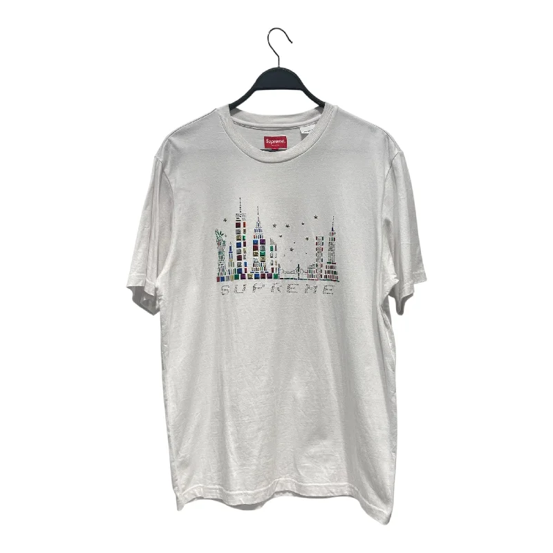 Supreme/T-Shirt/M/Cotton/WHT/