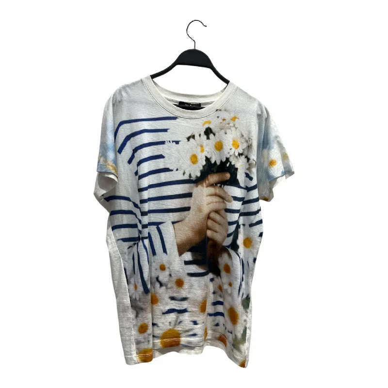 Jean Paul Gaultier/T-Shirt/50/Cotton/WHT/High Neck/All Over Print/