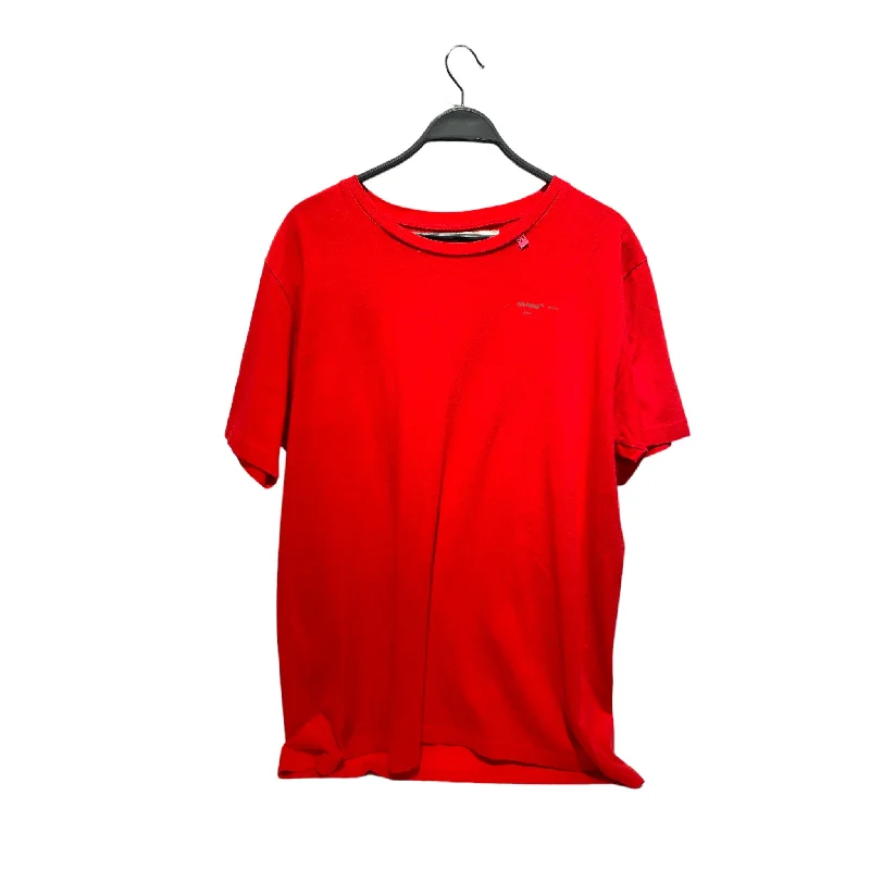 OFF-WHITE/T-Shirt/XXL/Cotton/RED/