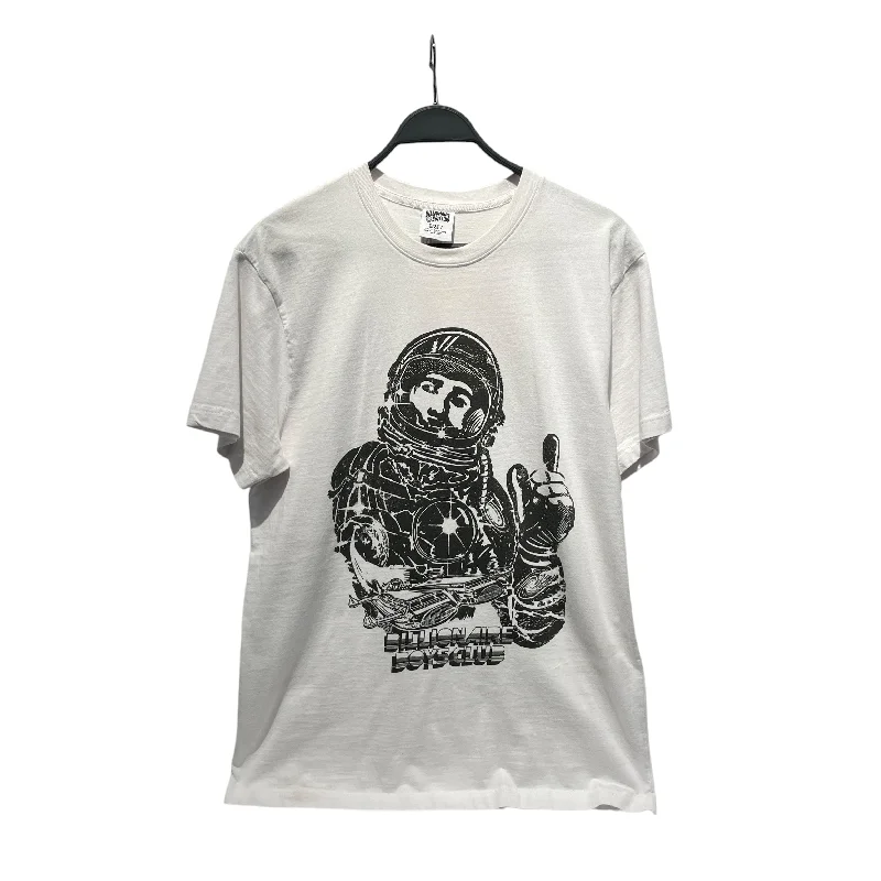 BILLIONAIRE BOYS CLUB/T-Shirt/L/Cotton/WHT/Graphic/