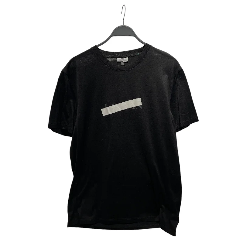 LANVIN/T-Shirt/M/Cotton/BLK/Graphic/