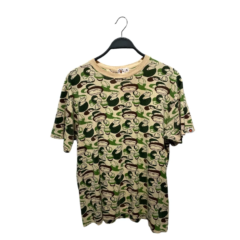 BAPE/T-Shirt/M/Cotton/MLT/All Over Print/