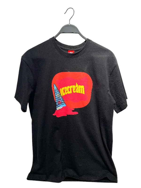 ICE CREAM/T-Shirt/S/Cotton/BLK/