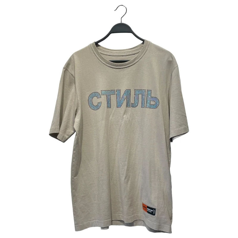 HERON PRESTON/T-Shirt/Cotton/BEG/