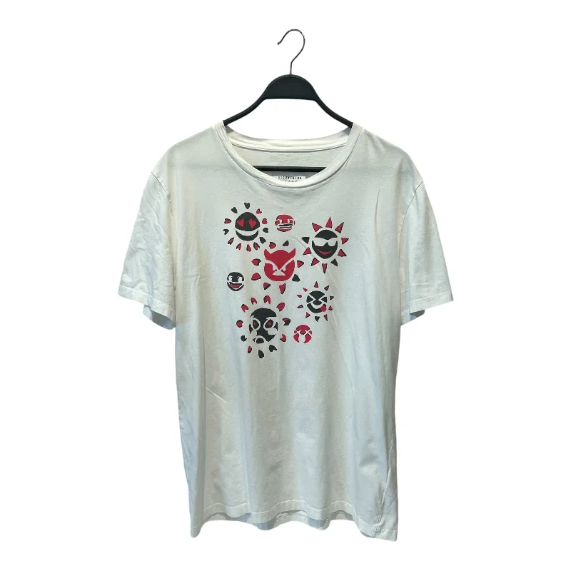 Maison Margiela/T-Shirt/52/Cotton/WHT/Graphic/SUN PRINT