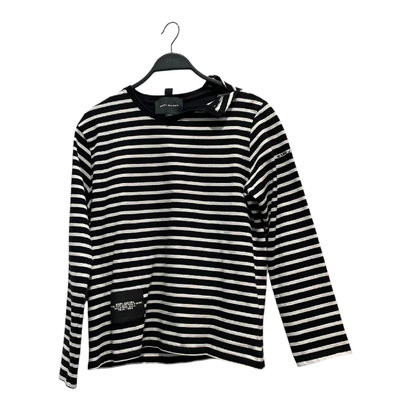 MARC JACOBS/LS T-Shirt/L/Cotton/BLK/Stripe/