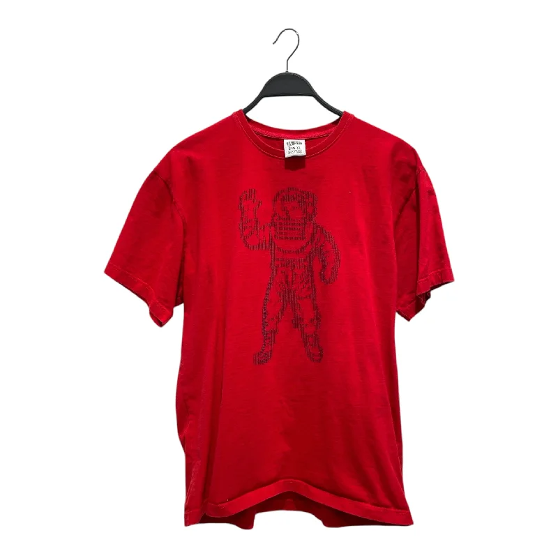 BILLIONAIRE BOYS CLUB/T-Shirt/XL/Cotton/RED/Graphic/TEXTURED POP PRINT GRAPHIC