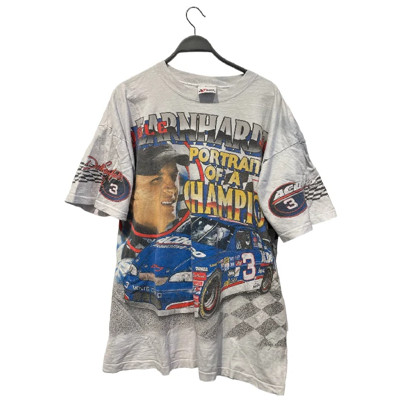 Vintage/T-Shirt/XXL/Cotton/WHT/All Over Print/Portrait Of A Champion