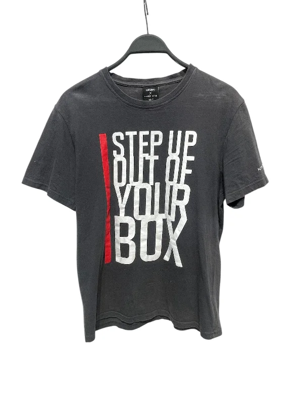 NUMBER (N)INE/Marlboro/T-Shirt/S/Cotton/GRY/Graphic/step up out of your box