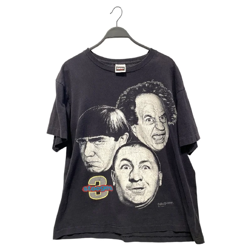 Vintage/T-Shirt/XL/Cotton/BLK/Graphic/3 Stooges