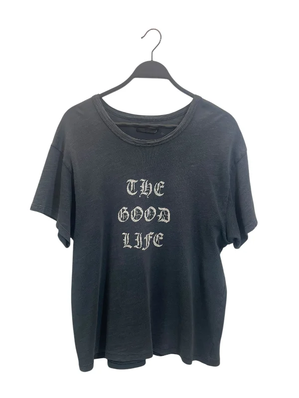 AMIRI/T-Shirt/S/Cotton/GRY/"the good life"