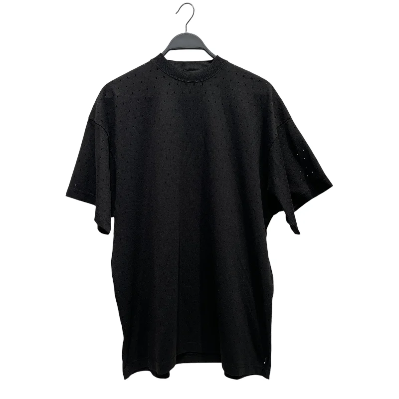 BALENCIAGA/T-Shirt/1/Cotton/BLK/hole shirt