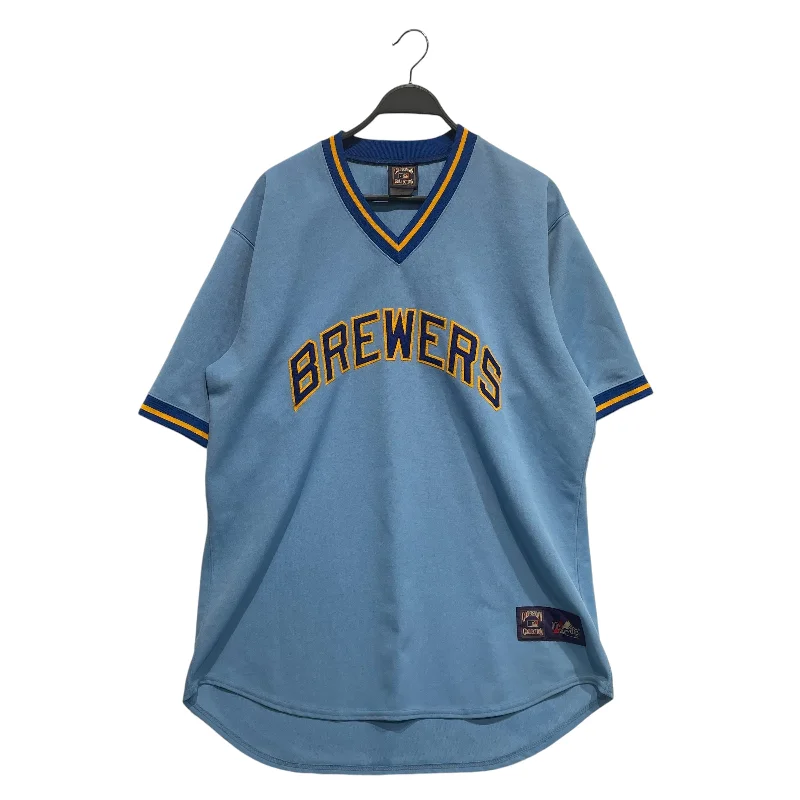 Cooperstown Collection/T-Shirt/XL/Polyester/BLU/Brewers Jersey