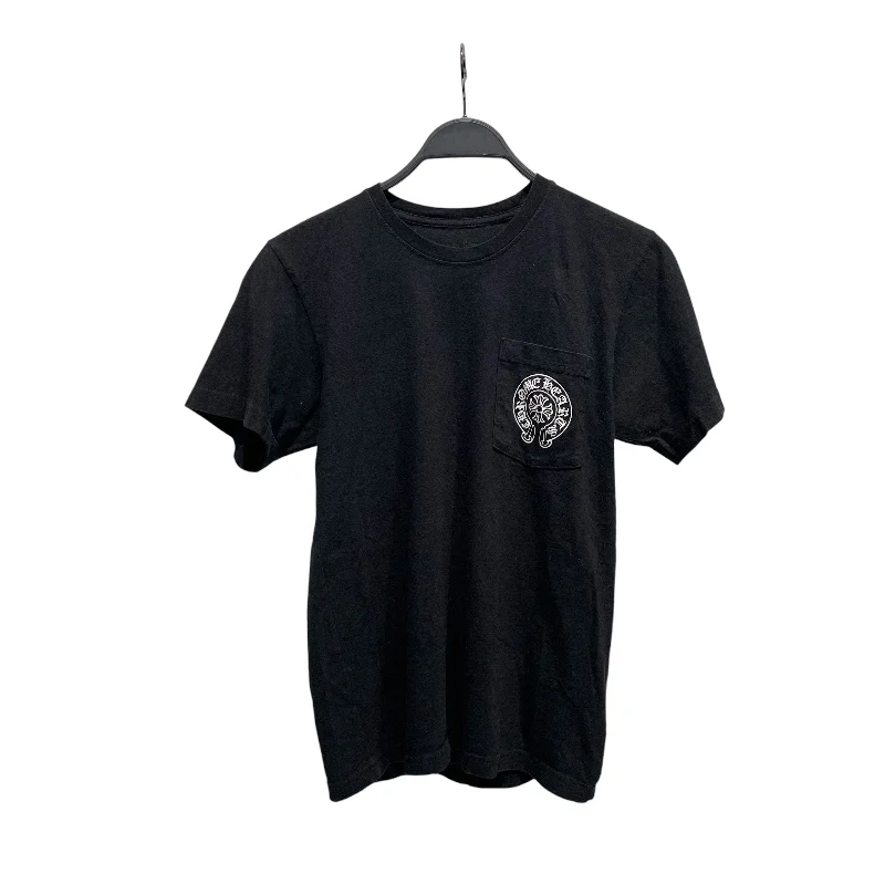 CHROME HEARTS/T-Shirt/S/Cotton/BLK/Graphic/MALIBU POCKET LOGO