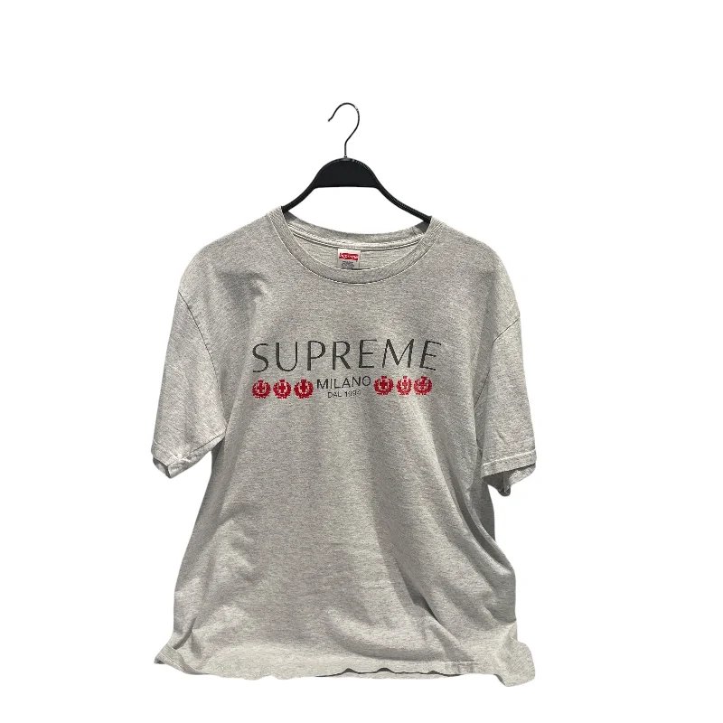 Supreme/T-Shirt/L/Cotton/GRY/MILANO