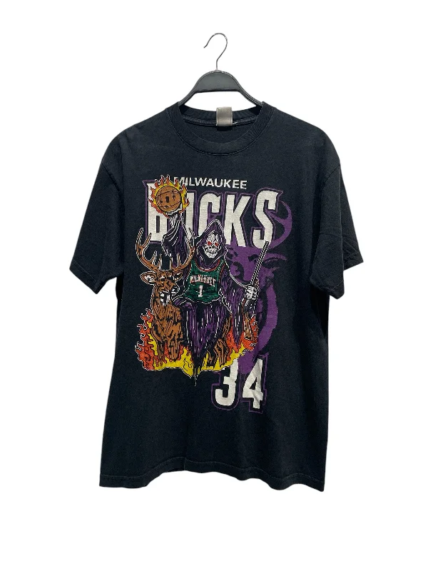 WARREN LOTAS/T-Shirt/L/Cotton/BLK/BUCKS