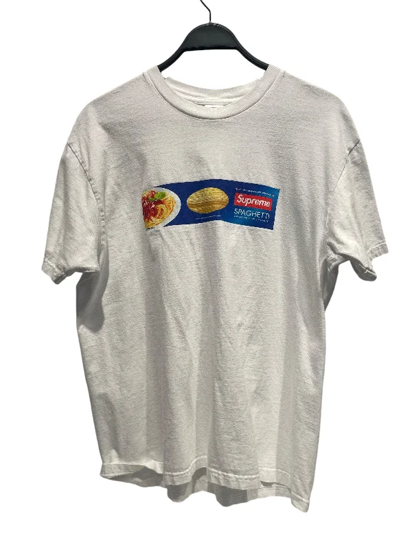 Supreme/T-Shirt/L/Cotton/WHT/spaghetti